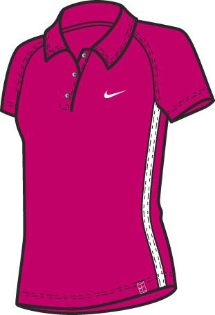Nike Girls Club Polo SF09- Rose
