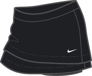 Nike Girls Power Skirt SF09- Black
