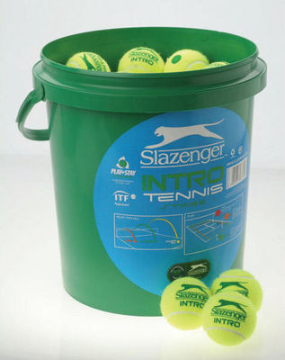 Slazenger Intro tennis (green) tennis balls (doz)