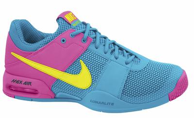 Nike Mens Air Max Court Ballistec 1.3 LIMITED EDITION Tennis Shoes- Turquoise/Pink