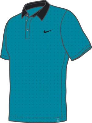Nike Mens Federer US Open Polo- Glass Blue