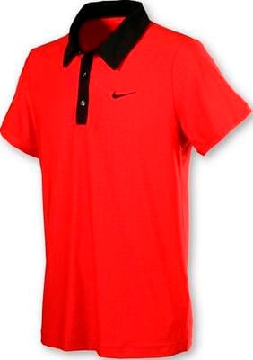 Nike Mens Federer US Open Polo- Challenge Red