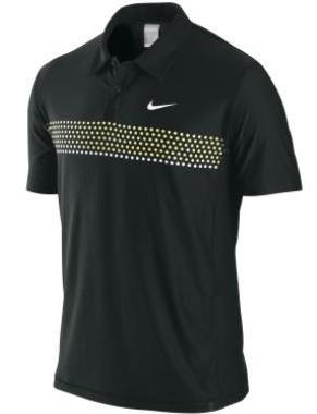 Nike Mens Nadal US Open Polo- Black