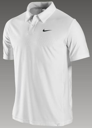 Nike Boys Nadal Double Bold Polo SF09- White