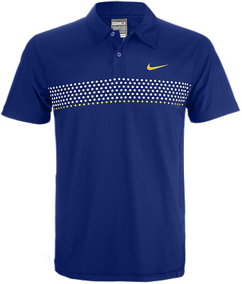 Nike Mens Nadal US Open Polo- Hyper Blue