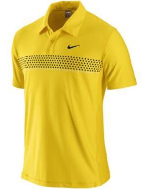 Nike Mens Nadal US Open Polo- Midwest Gold