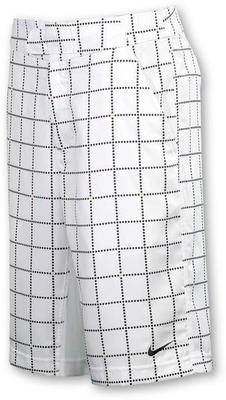 Nike Mens Nadal Woven Long Shorts- White/Volt Black