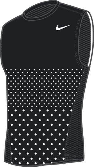 Nike Mens Athlete Sleeveless Top- Black