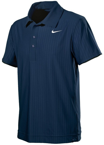 Nike Mens Federer Short Sleeeve Polo 09- Navy