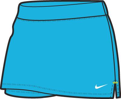 Nike Womens Power Knit Skort SF09- Baltic Blue