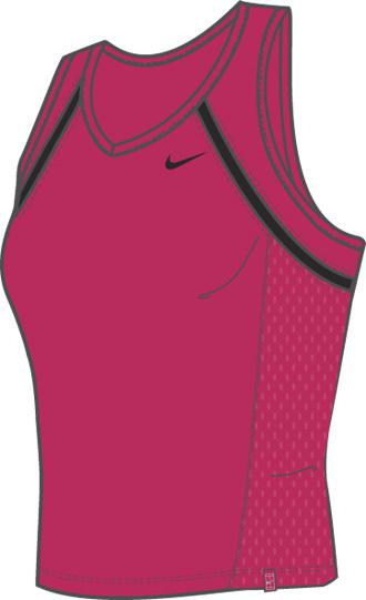 Nike Womens Border Tank SF09- Magenta