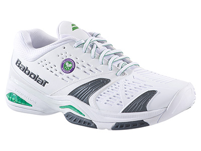 Babolat Mens SFX Wimbledon All Court Tennis Shoes - White/Green - main image