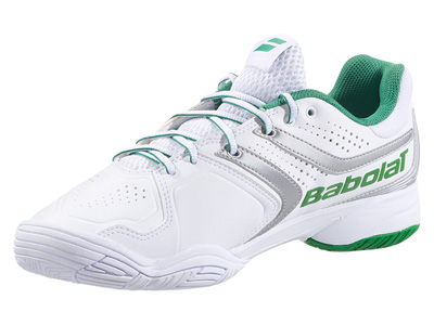 Babolat Mens Drive 3 All Court Tennis Shoes - White/Green - main image