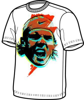 Nike Boys Nadal Graphic Tee- White