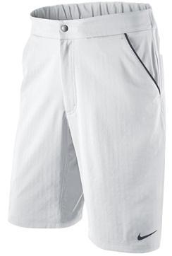 Nike Mens RF Trophy Woven Shorts- White / Grid Iron