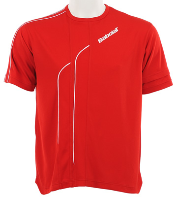 Babolat Mens Club T-Shirt- Red