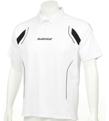 Babolat Mens Club Polo- White/Black