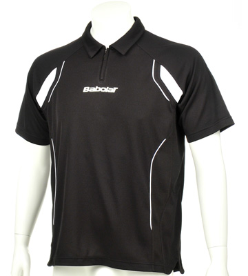 Babolat Mens Club Polo- Black/White