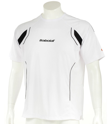 Babolat Mens Club Tee- White/Black