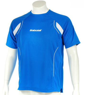 Babolat Mens Club Tee- Blue/White