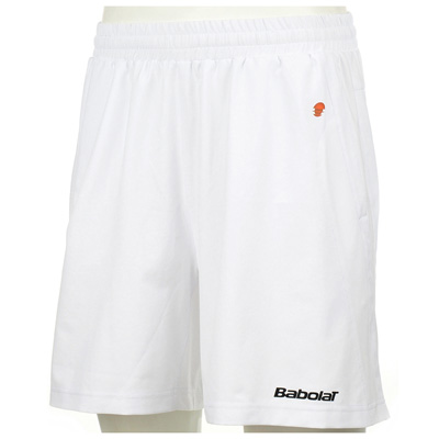 Babolat Boys Club Shorts- White/Black