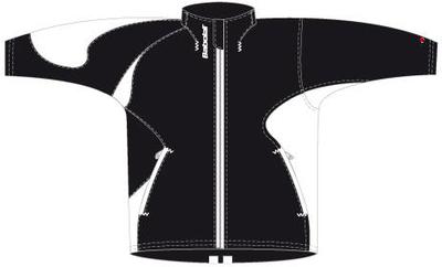 Babolat Mens Performance Jacket- Black/White