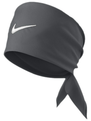 Nike Swoosh Bandana- Anthracite/White