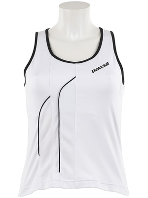 Babolat Womens Club Tank- White/Black