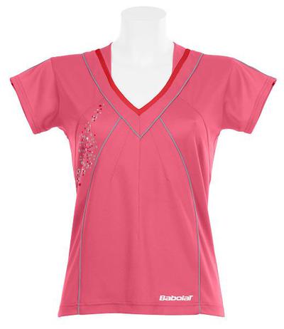 Babolat Womens Performance Polo - Pink