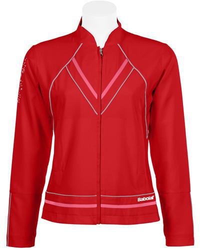 Babolat Womens Performance Jacket- Red