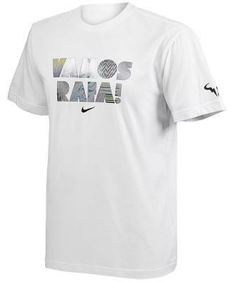 Nike Mens Vamos Rafa Tee- White