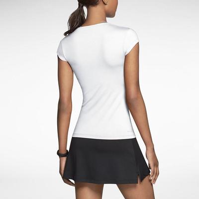 Nike Womens Pure Capsleeve Top - White - main image