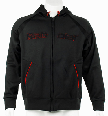 Babolat Boys Performance Bomber Jacket- Black/Red