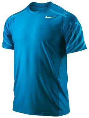 Nike Mens Rafa Finals Crew- Neptune Blue/Current Blue