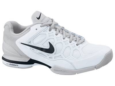 Nike Womens Zoom Breathe 2K11 Tennis Shoes- White/Black/Pure Platinum