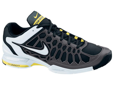 Nike  Shoes on Nike Mens Zoom Breathe 2k11 Tennis Shoes  Black Anthracite Yellow