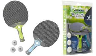 Cornilleau Tacteo Composite Duo Set (2 bats / 3 balls)