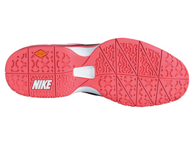 Nike Mens Air Max CourtBallistec 4.3 Tennis Shoes - Pink/Grey - main image