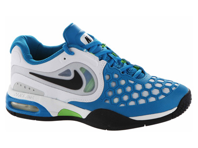 Shoeskids on Nike Kids Air Max Courtballistec 4 3 Tennis Shoes  White Neptune Blue