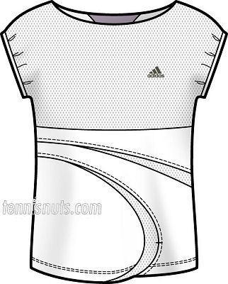 Adidas womens Edge Capsleeve top 08