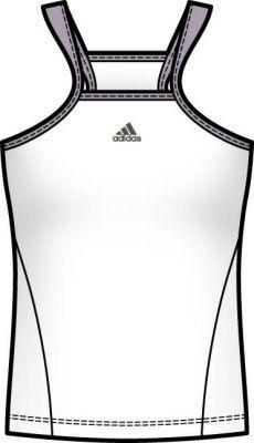 Adidas Women's Edge Tank White/Mauve