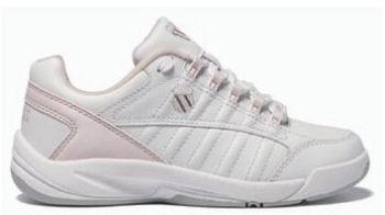 K-Swiss Childrens Optim Carpet Tennis Shoes White/Pink