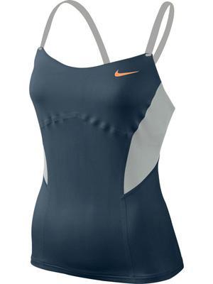 Nike Womens Premier Maria Tank - Squadron Blue/Grey/Bright Citrus - main image