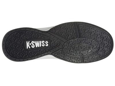K-Swiss Kids Optim II Omni Strap Tennis Shoes - White/Navy (Size 3-5.5) - main image