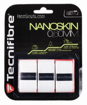Tecnifibre NanoSkin Overgrips- White
