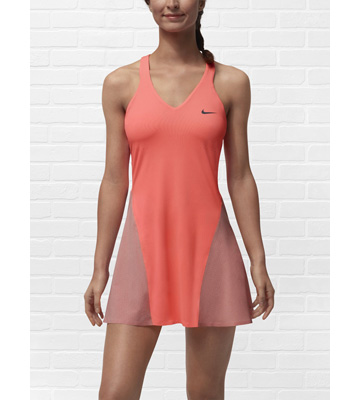 Nike Womens Premier Maria Dress - Atomic Pink/Armory Blue
