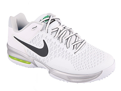Nike Womens Air Max Cage Grass Court Tennis Shoes - White/Anthracite - main image