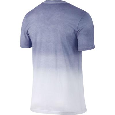Nike Mens RF V-Neck Top - White/Iron Purple