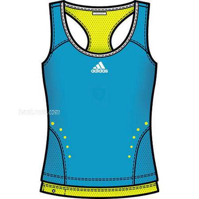 Adidas Girls Comp Top 01/08 Cyan