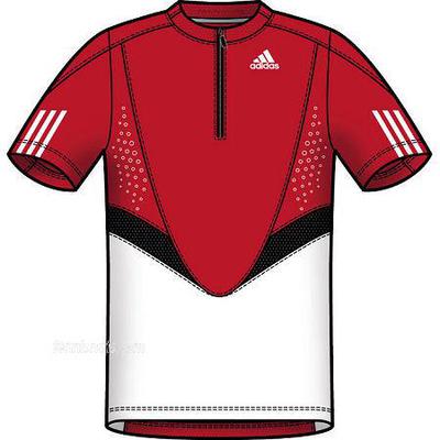 Adidas Boys Comp Theme Polo White/Red 